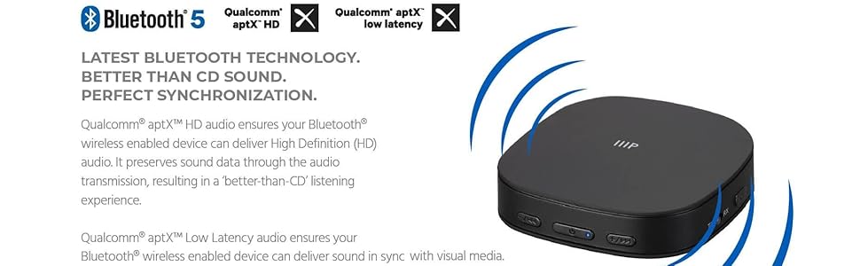 bluetooth5 qualcomm aptx HD audio ensures bluetooth wireless device can deliver high definiton audio