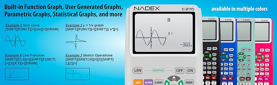 nadex CR-270 Scientific calculator 