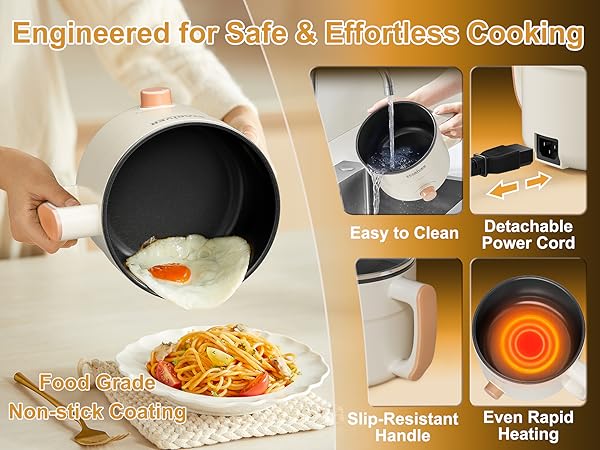 electric pot hot pot electric pot for cooking ramen cooker