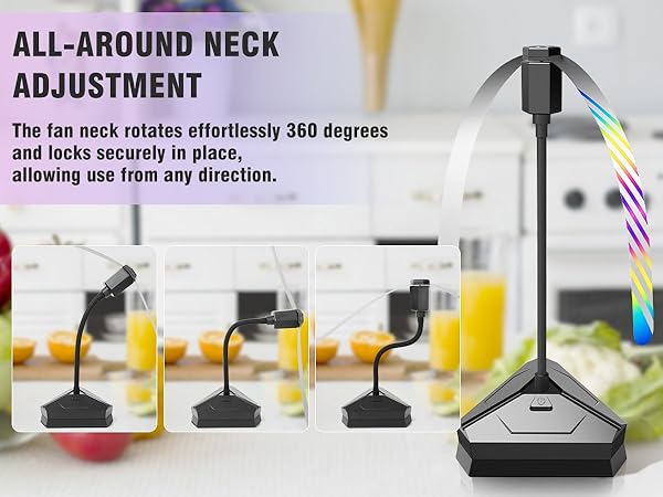 fly fans for table