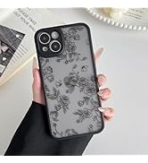 XIZYO for iPhone 13 Case, Floral Rose Flower Cute Phone Case for Women Girls Aesthetic Pattern Pr...