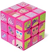 Rubik’s Cube, Barbie Cube Celebrating Barbie’s 50th Anniversary, Problem-Solving Brain Teaser, Cl...