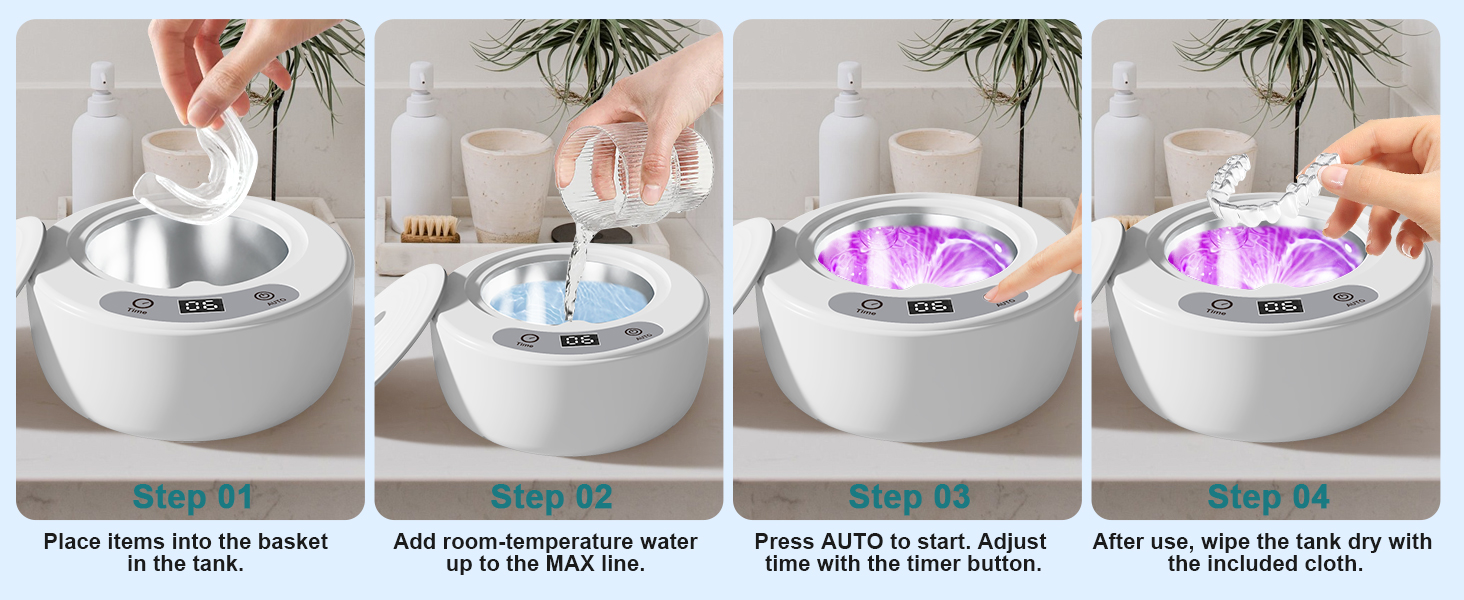 portable travel ultrasonic teeth cleaner