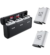 TELESIN° 2-Pack Enduro Battery with Pocket Charger Kit Super Long Lasting with Smart Power Indica...