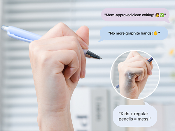 Four Candies Mechanical Pencils no smudges for clean hands