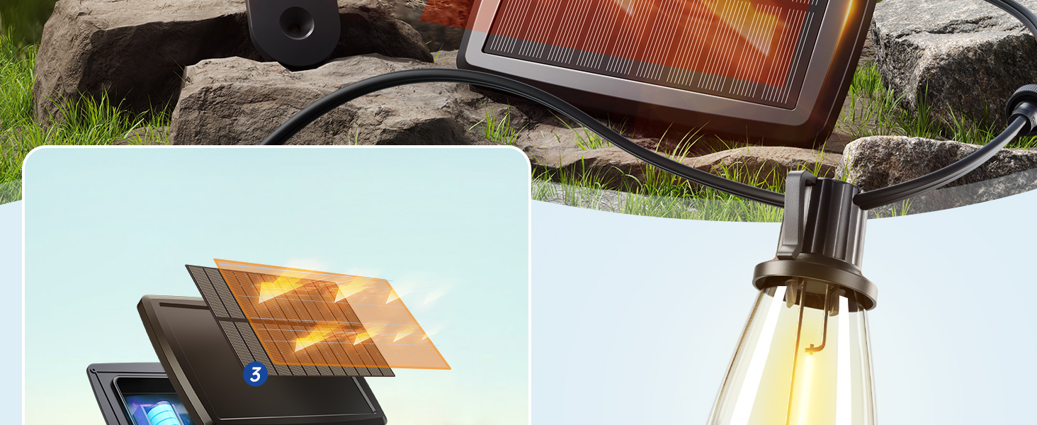 solar string lights for outside