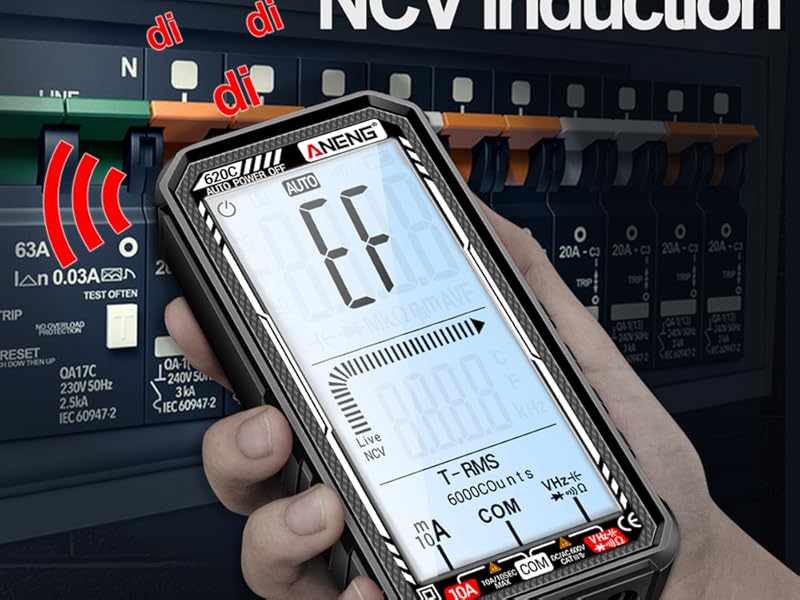 A workbench with various tools and electrical components surrounding the product.