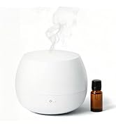 Essential Oil Diffuser, Small Ultrasonic Aromatherapy Diffuser with Auto-Off Function, Cool Mist ...
