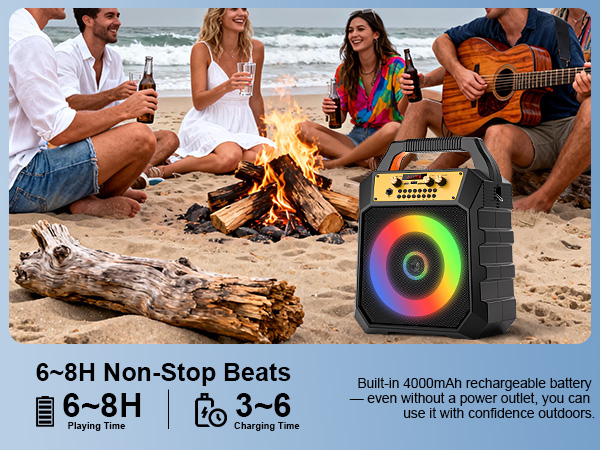 karokee machine with bluetooth and wireless microphone for adults