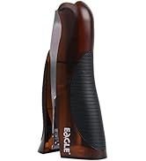 Eagle Stand-up Translucent Stapler Desktop Vertical Stapler Full Strip 20 Sheet Capacity (Brown)