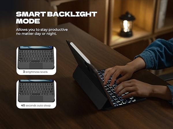 Dexnor Keyboard Case for iPad Pro 11 inch 4th/3rd/2nd/1st Gen