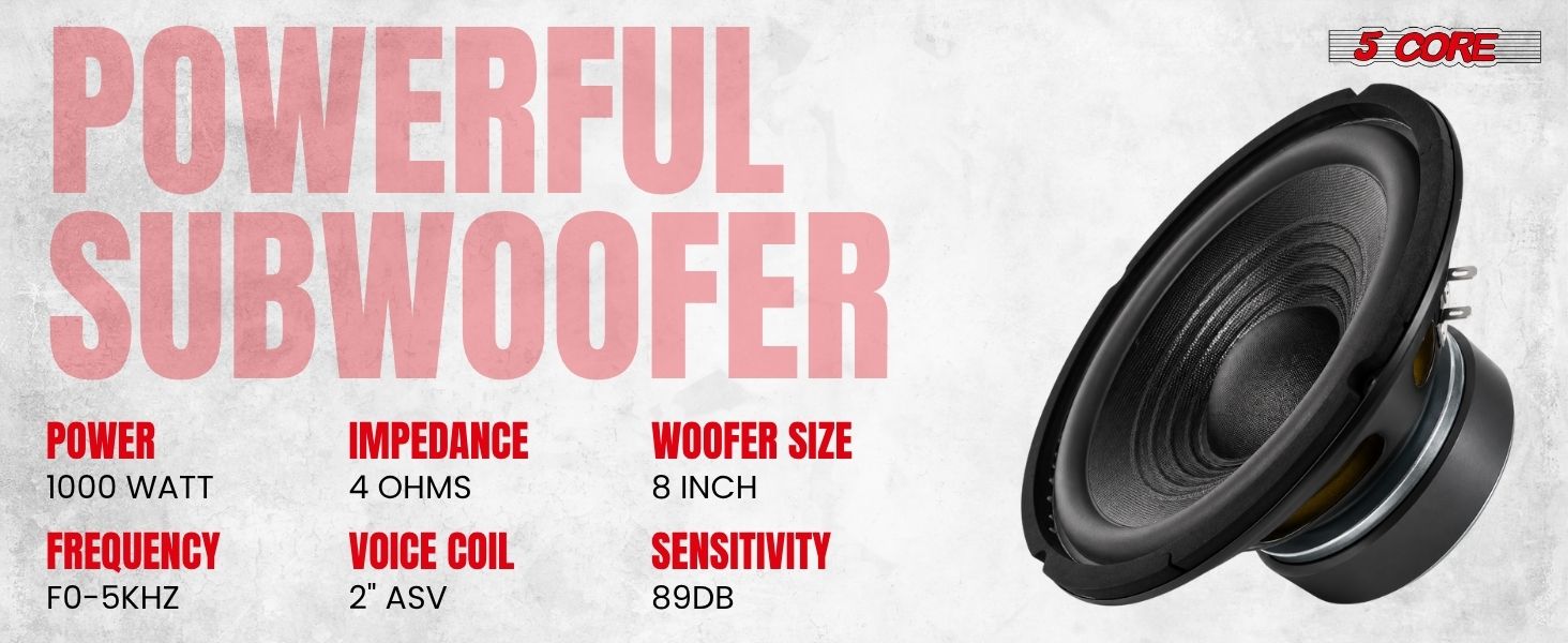 WF 8 120 PP 4OHM