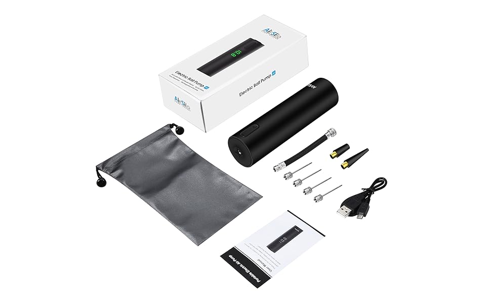 AirSilo Electric ball pump with needle package