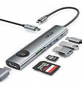 Acer USB C to HDMI Multiport Adapter, 7 in 1 USB-C Hub with HDMI 4K@60Hz, 100W PD, 2 USB-A 3.1 an...