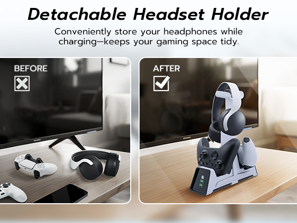 Detachable Headset Holder