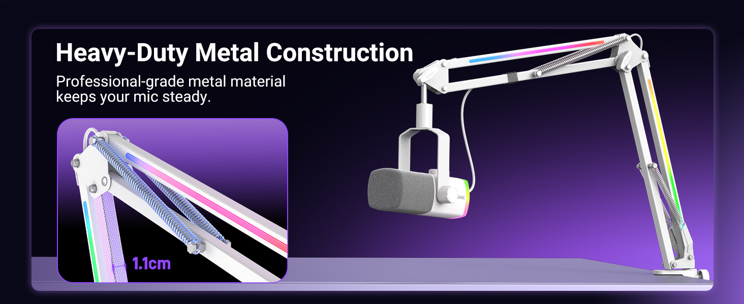 Heavy-Duty Metal Arm