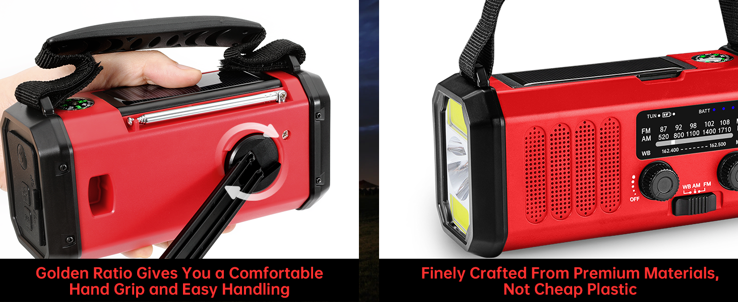 weather crank radio