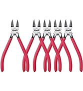 Wire Cutters, 5 PACK, 6" Wire Cutters Set, HOUSERAN Side Cutters Flush Cut Pliers, Diagonal Cutti...