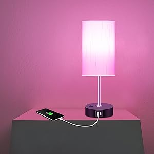 bedside lamp with usb port