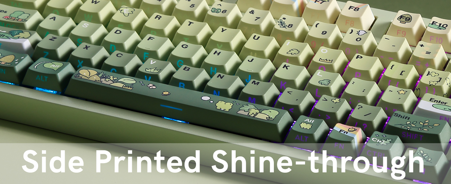 Side Printed Shine-through