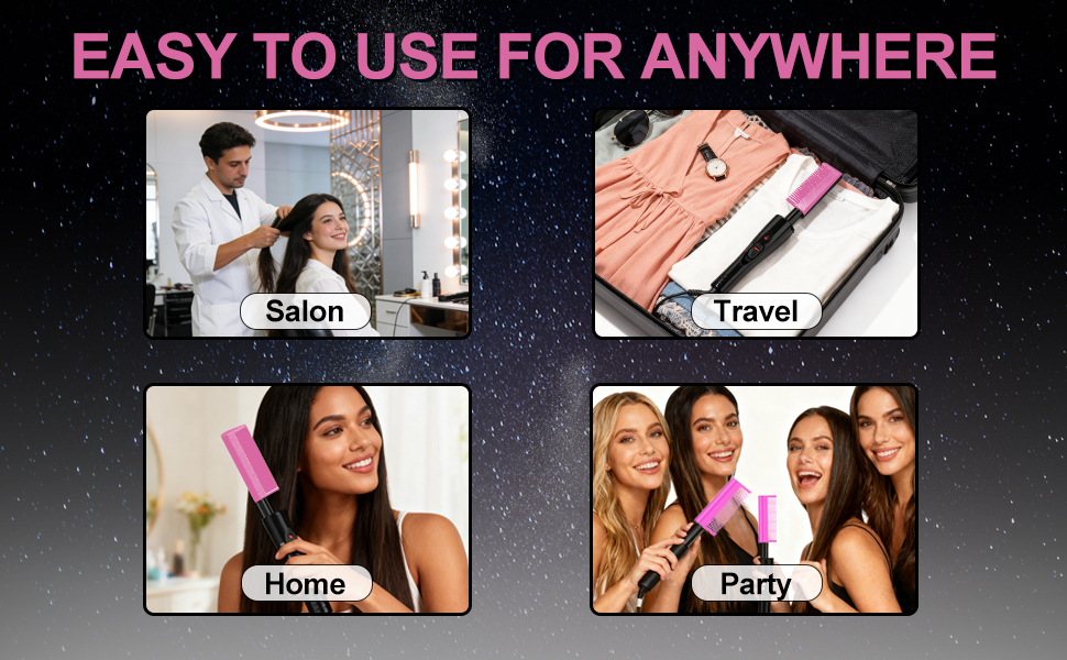 hot comb for wigs, straightening comb,pressing comb ,electric hot comb