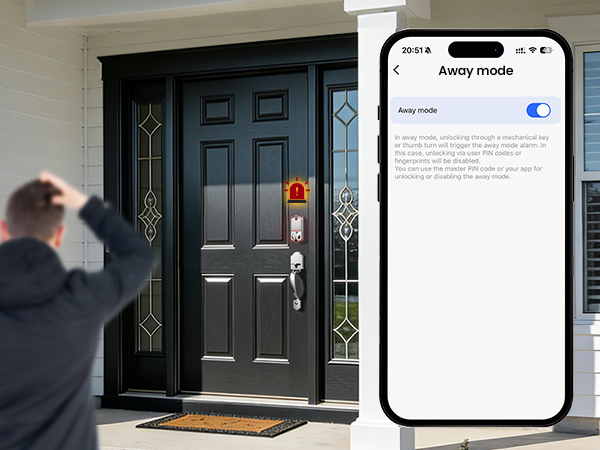 Veise Fingerprint Smart Door Lock