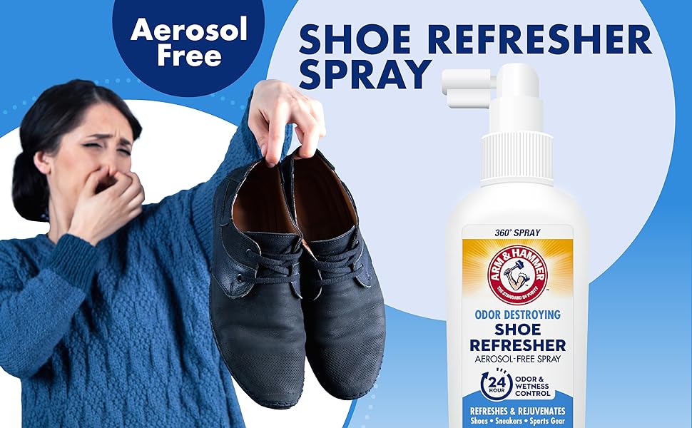 Shoe refresher, smelly shoes, odor