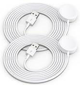 2Pack Upgraded for Apple Watch Charger USB Magnetic Wireless Fast iWatch Charger Portable Compati...