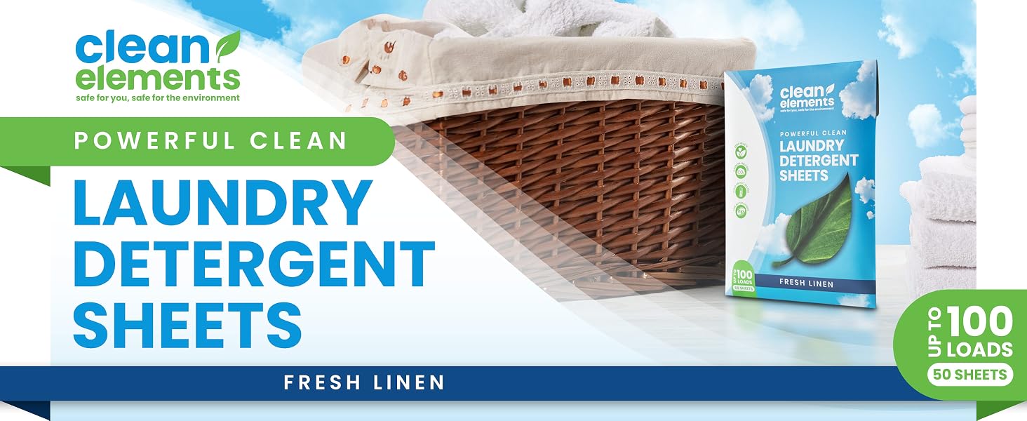 clean elements laundry detergent sheets ecos truly
