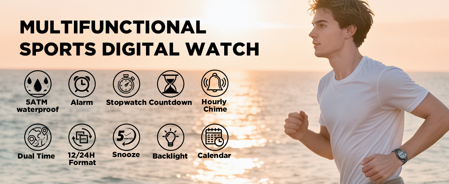 Beeasy Digital Watch