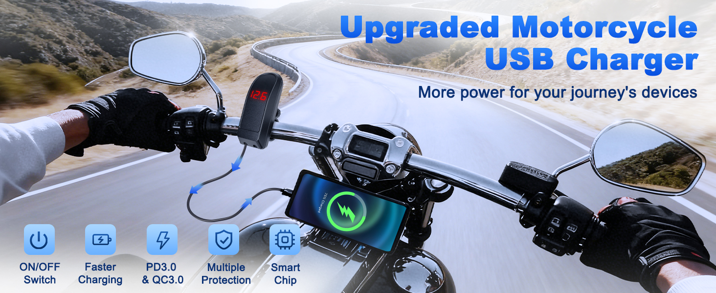 motorcycle usb charger