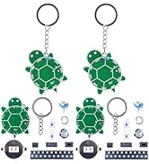 BANRIA 2pcs DIY Soldering Practice Kit - Turtle Keychain Soldering Project Kit with SMD LED Light...
