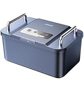 Vaydeer Safe Timed Lock Box with Dual Metal Handles-Phone Lock Box with Timer Unplug from Phone, ...