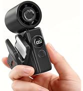 Portable Clip-On Mini Fan, Hands-Free, Turbo Personal Handheld Fans Rechargeable w/ 4 Wind &amp; LED ...