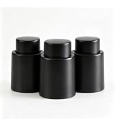 [3 PACK] Wine Bottle Stopper Vacuum, COKORA Wine Cork Stopper Keep Fresh, Reusable Wine Preserver...