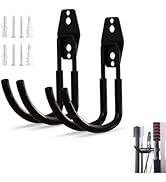 Bawkars 2 PCS EV Charger Holder Wall Mount, Heavy-Duty J-Hook for Electric Cable Retractor, Durab...