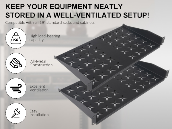1U Rack Shelf