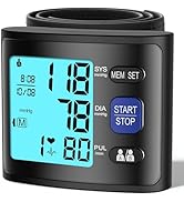 GUAEVER Blood Pressure Monitor, Wrist BP Cuff Automatic BP Machine with Backlit Display, 2x90 Mem...