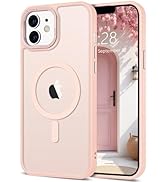 AVESEXTOL Magnetic for iPhone 12 Case &amp; iPhone 12 Pro Case [Compatible with Magsafe] Translucent ...
