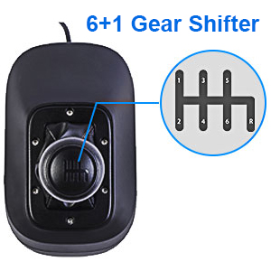 a photo of a car gear shift lever.