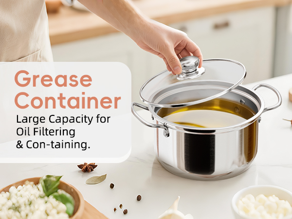 stainless steel deep fryer pot