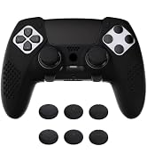 PlayVital 3D Studded Edition Anti-Slip Silicone Cover Case for ps5 Edge Controller, Soft Rubber P...
