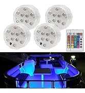 Boat Lights Wireless Remote Control Battery Powered, Waterproof Marine Led Light for Deck Light C...