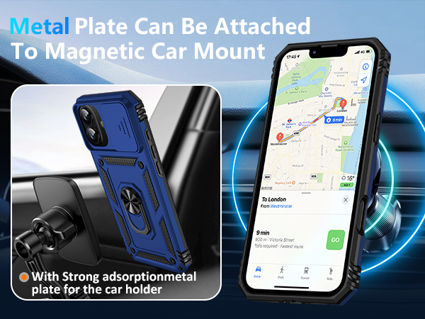blue iPhone 17 phone case