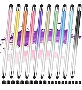 Stylus (10 Pcs), 2-in-1 Stylus Pen for Touch Screen, High Precision and Sensitivity, Suitable for...