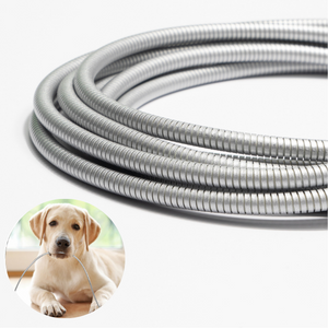 Pet Proof Dog Cat Chewing Safe Metal Braided pets bite