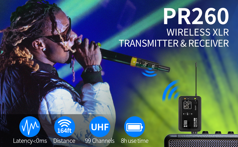 wireless xlr transmitter&amp;receiver