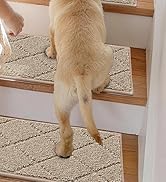 COSY HOMEER Edging Stair Treads Non-Slip Carpet Mat 28inX9in Indoor Stair Runners for Wooden Step...