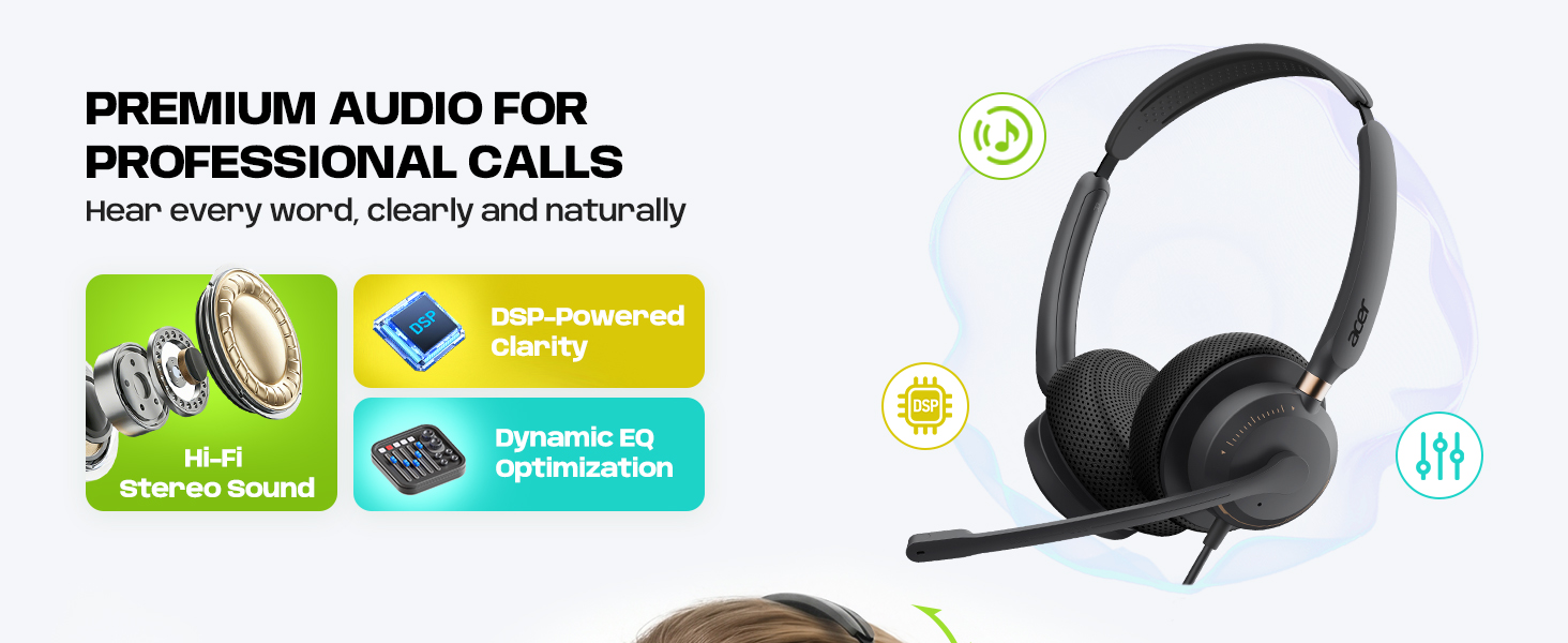 computer headphones with microphone