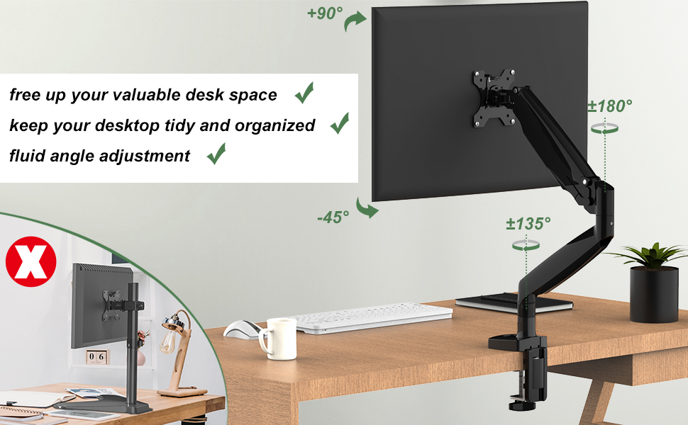 curved monitor mount